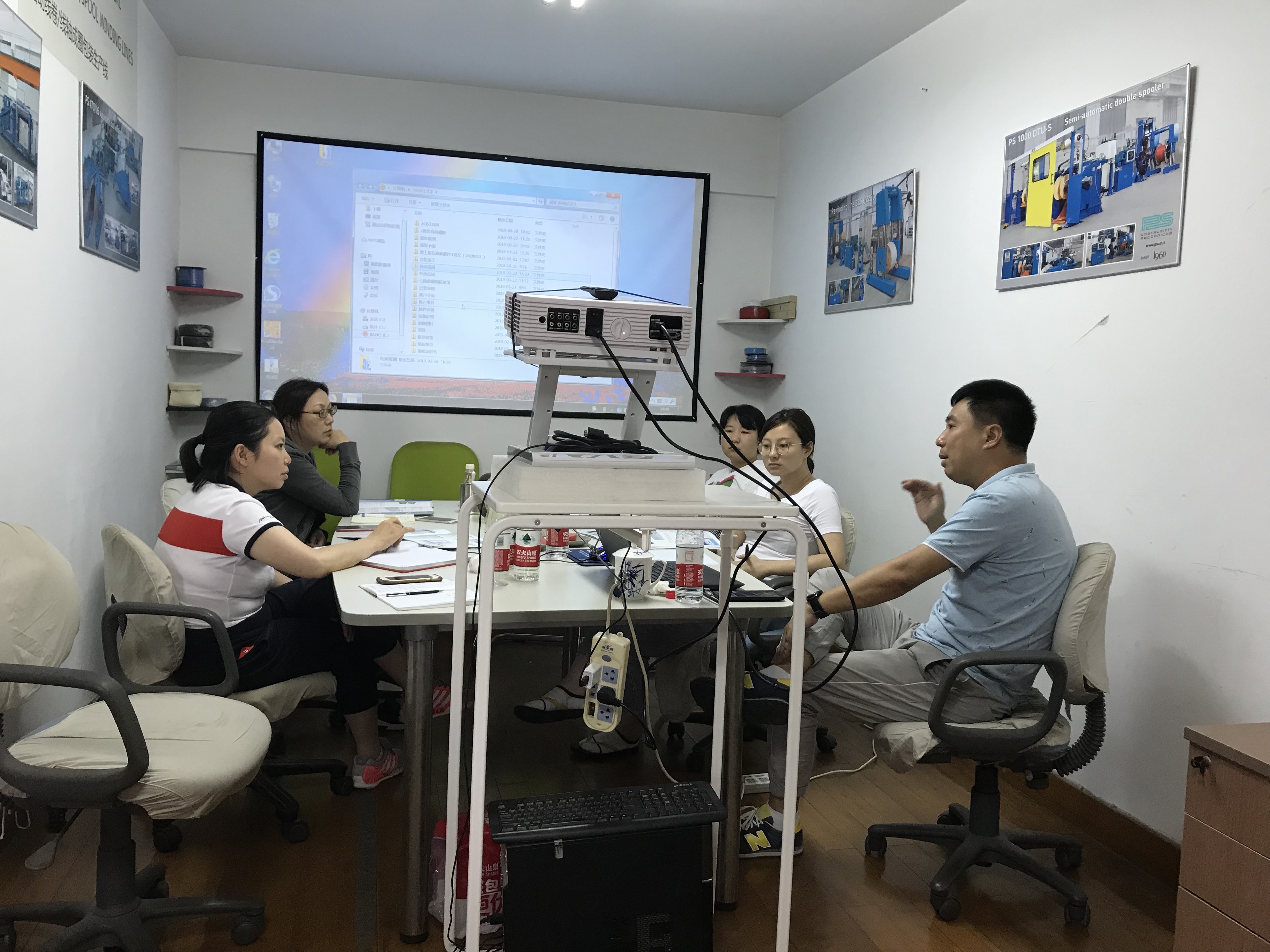 August 26, 2019 ordinary training for new product knowledge in TBT company