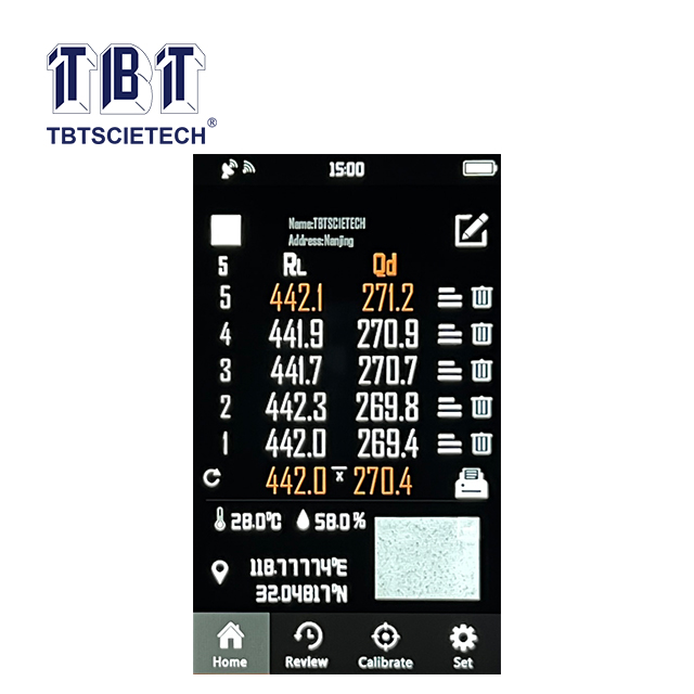 Retroreflectometer for Road Marking with RL & Qd Value (Optional Camera Function) 