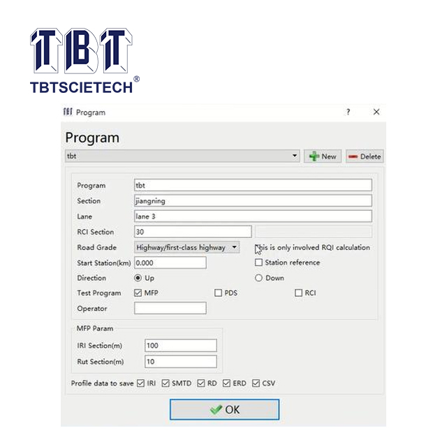 Road Surface Profiler (RSP) 