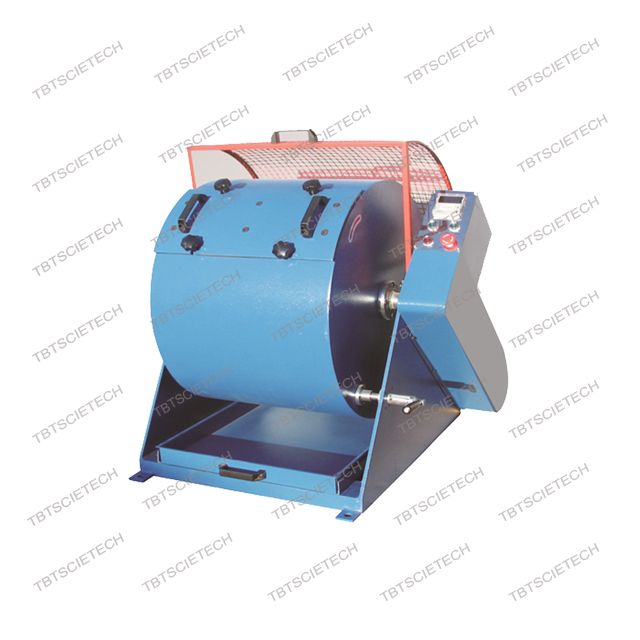 Los Angeles Abrasion Testing Machine with defence cover and safety stop button